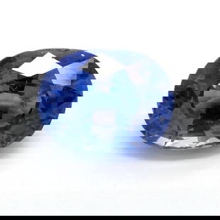 Oval 1.04Ct Blue Si - Loose Sapphire Gemstone: Type: Sapphire Carat: 1.04 Cut: FACETED Color: Blue Clarity: SI Treatment: HEATED Color Shade: BLUE Measurements: 6.32L X 4.97W Certification: None Video:
