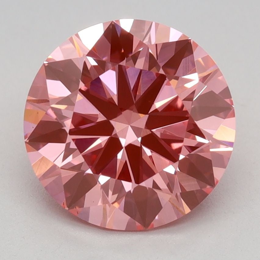 Round 2.01Ct Fancy Vivid Pink Vs2 - Ideal Loose Lab Diamond (1 of 1)