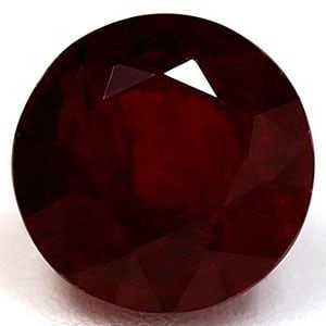 Round 1.12Ct Red Si - Loose Ruby Gemstone (1 of 1)