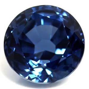 Round 1.06Ct Blue Ec - Loose Sapphire Gemstone (1 of 1)