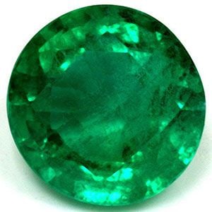 Round 2.07Ct Green Si - Loose Emerald Gemstone (1 of 1)