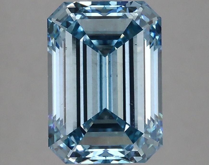 Emerald 3.31Ct Fancy Intense Blue Vs2 - Loose Lab Diamond (1 of 1)
