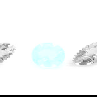 Oval 1.3Ct Blue Ec - Loose Aquamarine Gemstone: Type: Aquamarine Carat: 1.3 Cut: FACETED Color: Blue Clarity: EC Treatment: HEATED Color Shade: Medium Blue Measurements: 8.54L X 6.58W Certification: Gsi Video: