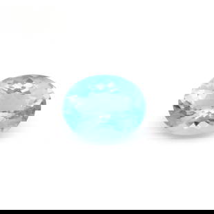 Oval 2.7Ct Blue Ec - Loose Aquamarine Gemstone: Type: Aquamarine Carat: 2.7 Cut: FACETED Color: Blue Clarity: EC Treatment: HEATED Color Shade: Medium Blue Measurements: 10.14L X 8.17W Certification: None Video:
