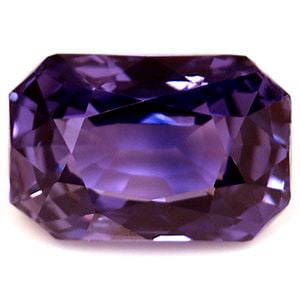 Emerald 1.23Ct Purple Ec - Loose Sapphire Gemstone: Type: Sapphire Carat: 1.23 Cut: FACETED Color: Purple Clarity: EC Treatment: NONE Color Shade: Vivid Purple Measurements: 6.89L X 4.58W Certification: None Product Disclaimer: All diamonds and loose s