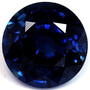 Round 1.45Ct Teal Ec - Loose Sapphire Gemstone (1 of 1)