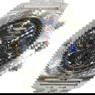 Breitling Chronomat 44 Flying Fish Ab0110 Black Men'S Used Watch #29711: Case Material: NA Movement: NA Type: Wristwatch Band Size: 20cm Case Size: 44mm Band Material: Stainless Steel Color: Black Product Disclaimer: Items may exhibit light wear, such as minor scratches or