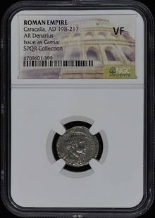 Caracalla, Ad 198-217 Roman Empire Ar Denarius Ngc Vf20: Certification: NGC Grade: VF20 Certification Number: 6709601399 Denomination: Ancient Roman Product Disclaimer: Grades are third-party opinions; authenticity is guaranteed. Photos are part of the desc