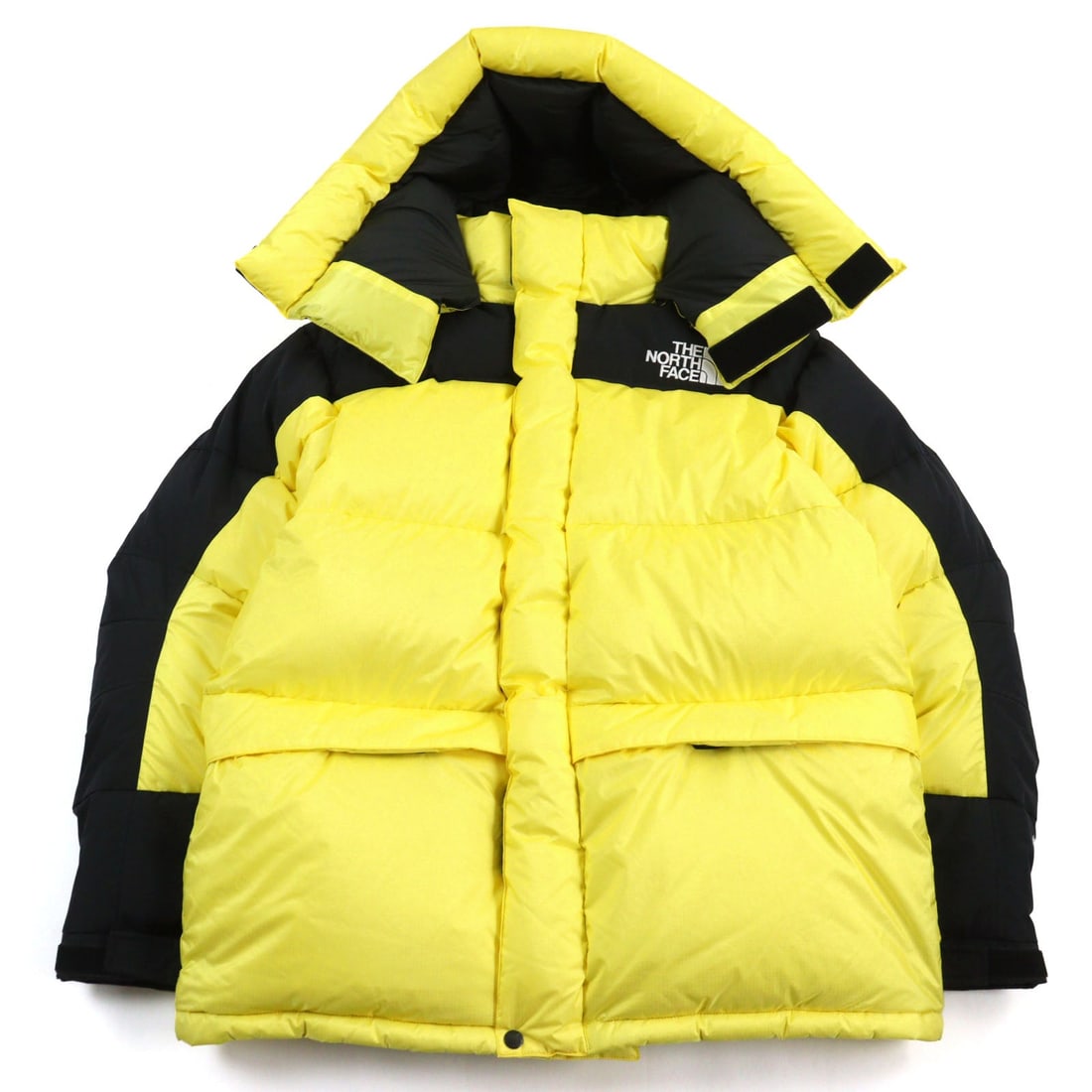 The North Face Down Jacket Nd92031 Outer: Material: Nylon Gender: Mens Brand: THE NORTH FACE Item: Down jacket Model: Him Down Parka Gender: mens Color: Yellow black Material: Outer: 100% nylon, Filling: 80% down, Filling: 20% feather, Lining