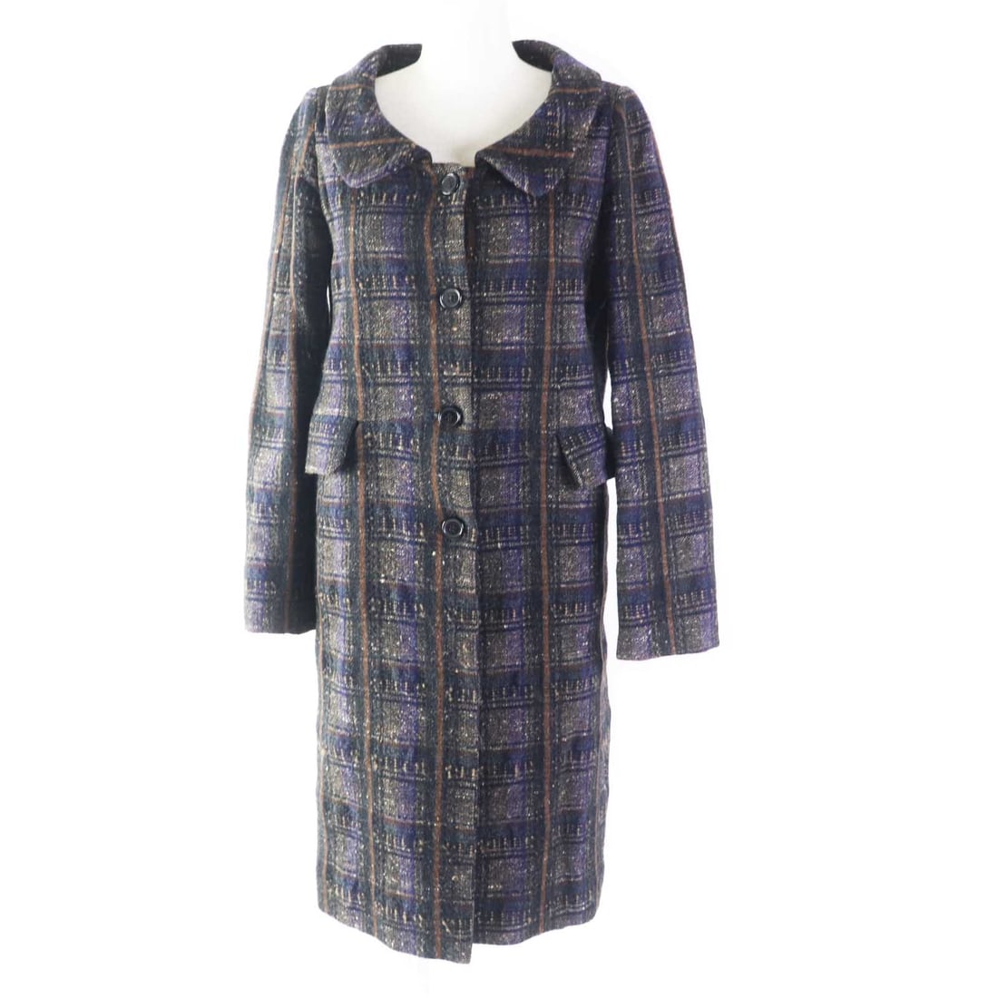 Marni Coat Outer Material: Material: Nylon Gender: Women Brand: MARNI Item: coat Gender: Women Color: Multi Material: Outer material: 73% wool, Outer material: 24% silk, Outer material: 2% mohair, Outer material: 1% nylon, Lini