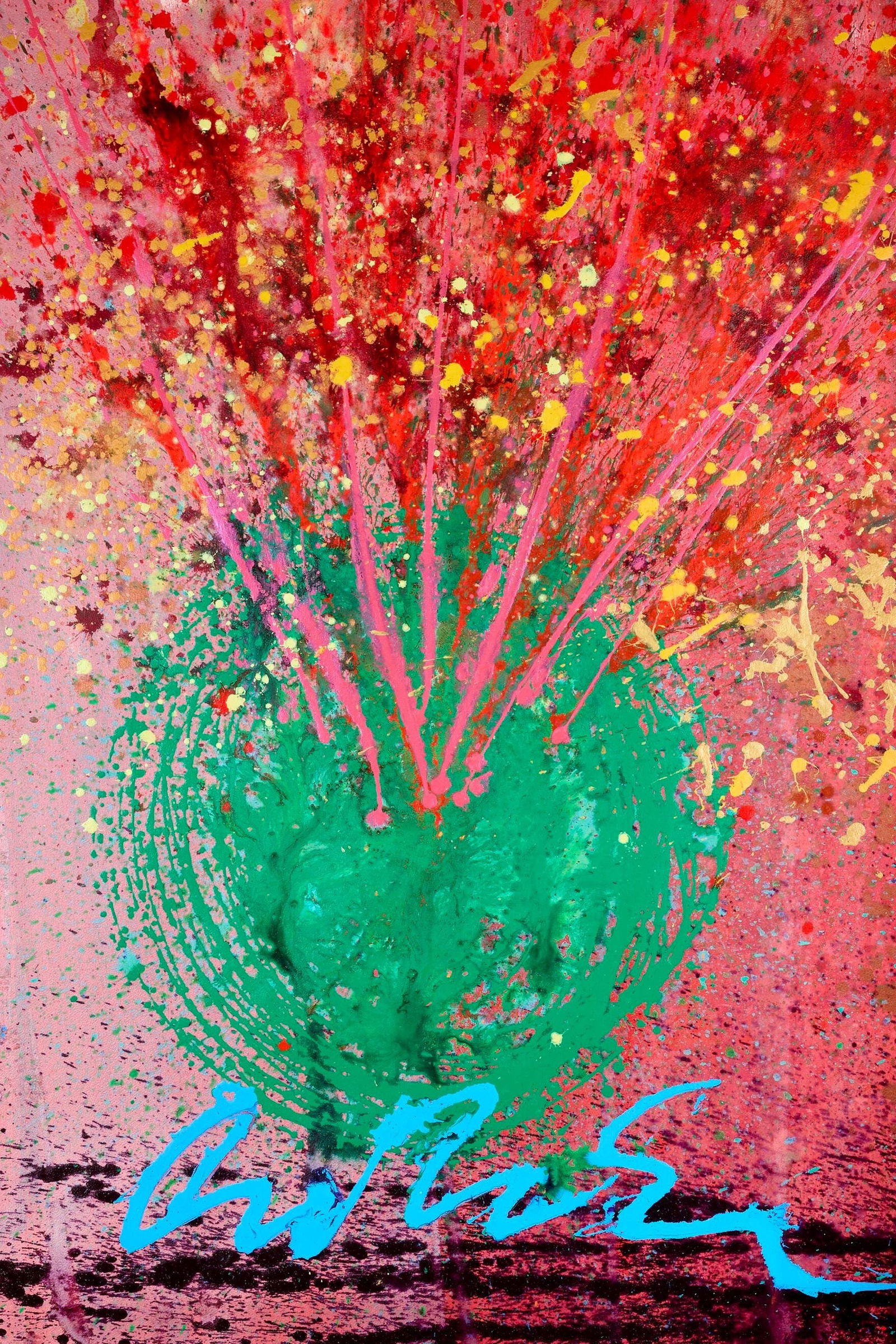 Dale Chihuly, Composition, Ikebana Series, Original Painting (1 of 5)