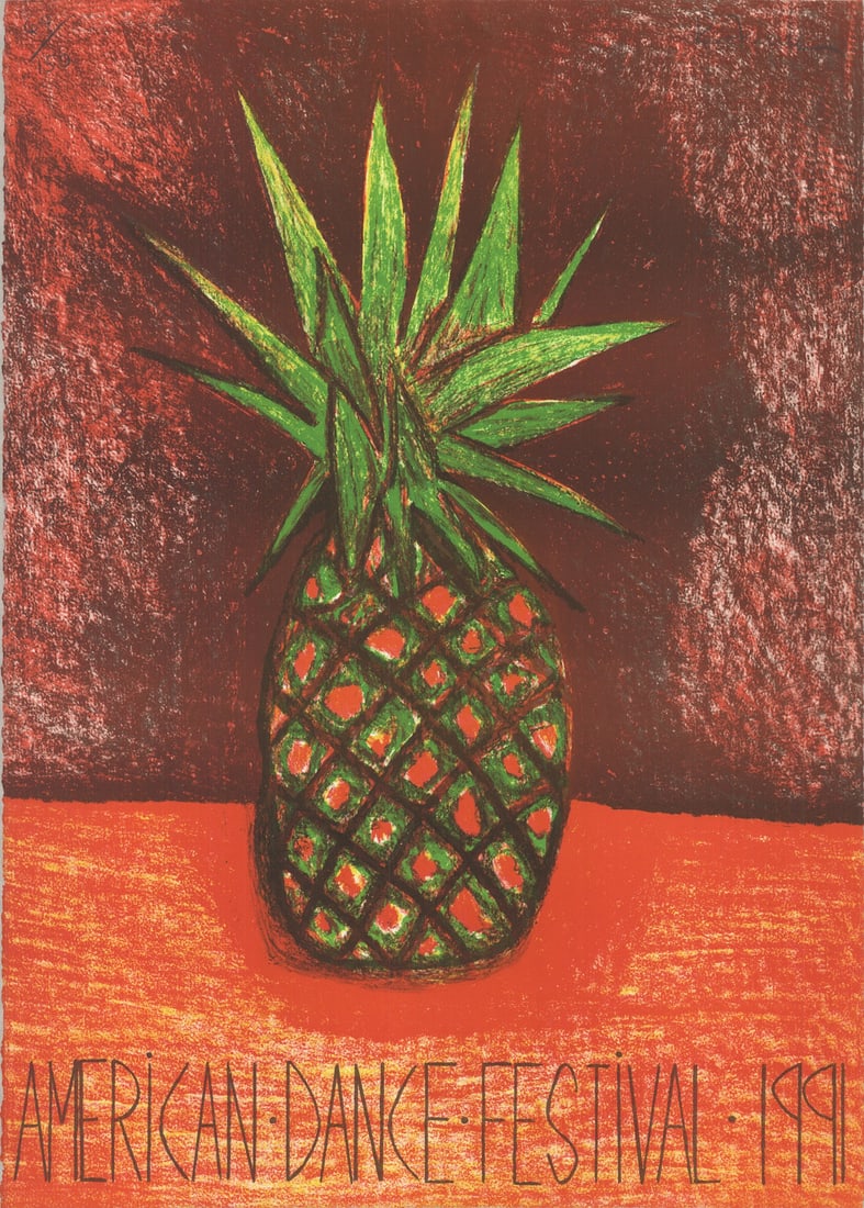 Rafael Ferrer American Dance Festival Signed " Serigraph Conte: Artist: Rafael Ferrer Title: American Dance Festival 1991 Year: 1991 Signed: Yes Medium: Serigraph Paper Size: 30 x 21 inches ( 76 x 53 cm ) Image Size: 30 x 21 inches ( 76 x 53 cm ) Edition Size: 150