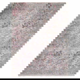 9'X12' Stone Washed Hand Knotted Caucasian Gul Motifs Pure Wool Rug: Type: Indoor Material: 100% Wool Color: Ivory Item Length: 144 Item Width: 108 Product Disclaimer: Rugs and carpets may show minor wear, fraying, or fading consistent with age and use. While we strive