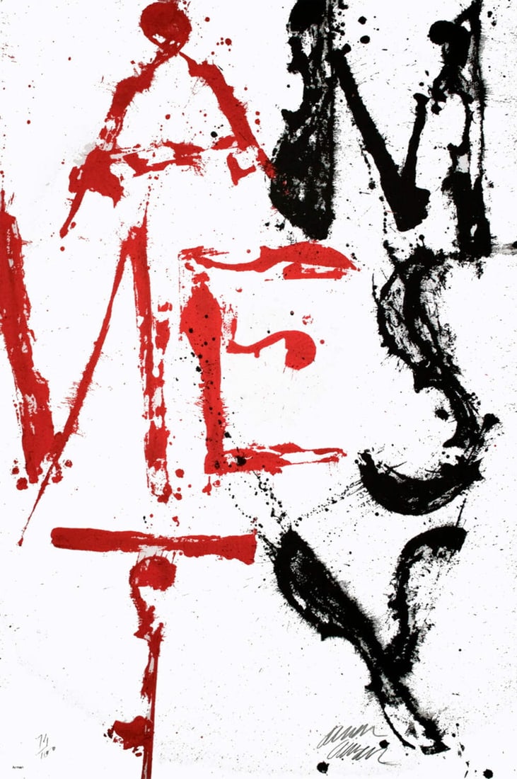 Pierre Fernandez Arman Amnesty International Signed " Lithograph 1: Artist: Pierre Fernandez Arman Title: Amnesty International Year: 1976 Signed: Yes Medium: Lithograph Paper Size: 29.25 x 19.75 inches ( 74 x 50 cm ) Image Size: 29.25 x 19.75 inches ( 74 x 50 cm ) Ed