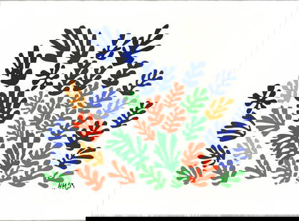 Henri Matisse Spray Of Leaves " Serigraph Modernism Multicolor: Artist: Henri Matisse Title: Spray of Leaves Year: 2010 Signed: No Medium: Serigraph Paper Size: 22 x 30 inches ( 56 x 76 cm ) Image Size: 19 x 23 inches ( 48 x 58 cm ) Edition Size: 500 Framed: No Co