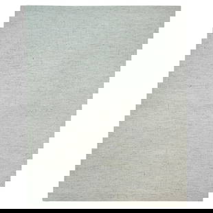 12'X14'10" Platinum Gray Cord Collection Wool Hand Woven Oversized Rug: Type: Indoor Material: Wool Color: Grey Item Length: 178 Item Width: 144 Style: Oriental Rug Type: Hand Knotted Pile: Wool Shape: Rectangular Field Color: Grey Size: 12"0" x 14"10" / 366 CM X 452 CM A