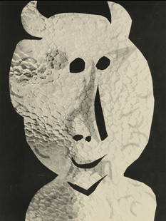 Pablo Picasso, Composition (Bloch 112; Kibbey 1466; Goeppert 115), Diurnes Dcoupages Et: Phototype and stencil on vlin dArches paper. Unsigned and unnumbered, as issued. Paper Size: 15.625 x 11.75 inches. Excellent condition. Notes: From the folio, Diurnes Dcoupages et Photographies, 1962