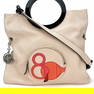Celine Handbag Leather Beige Cruise Line Women
