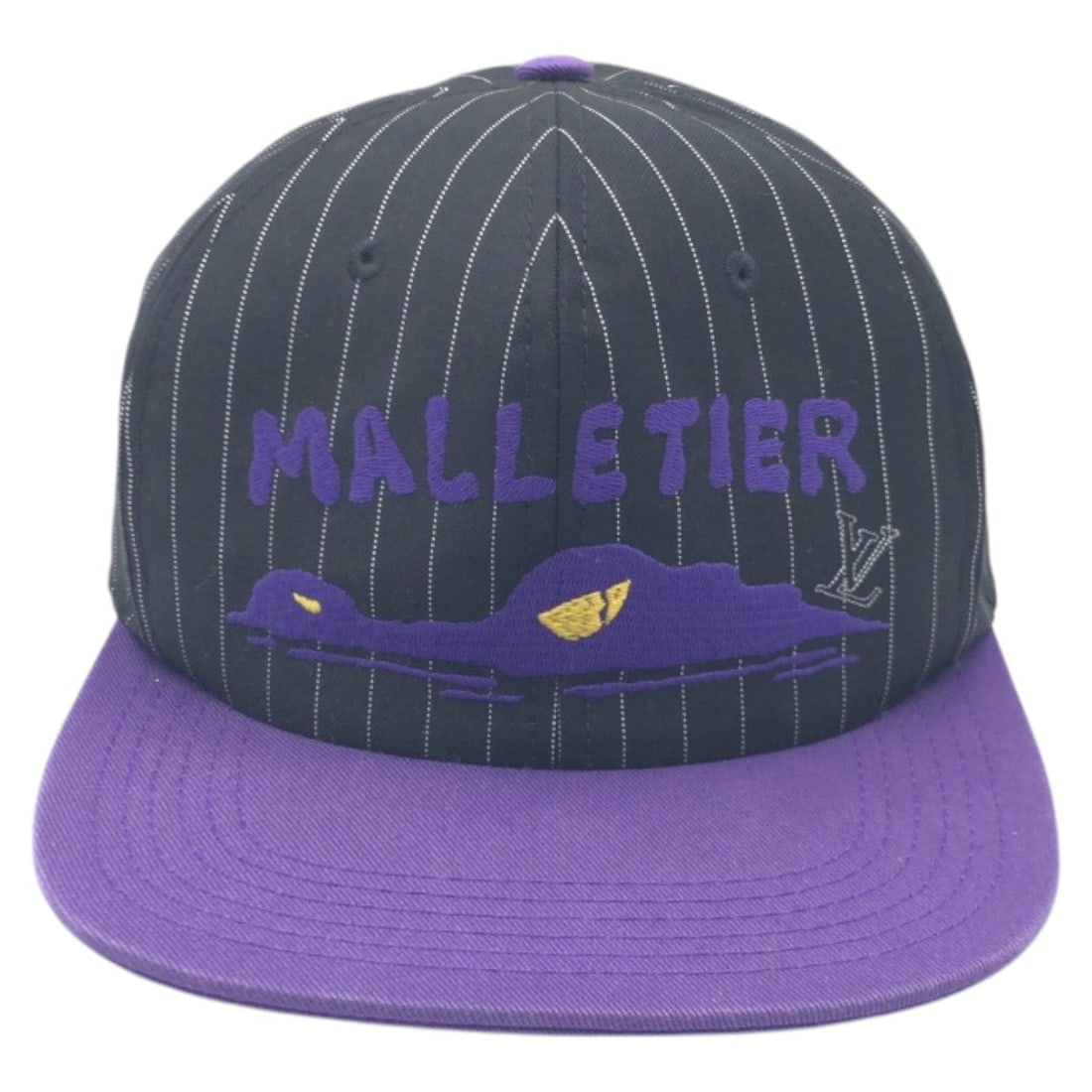 Louis Vuitton Cap Mp3407 Cotton Black Purple Crocomaltier: Material: Cotton Gender: Women Brand: LOUIS VUITTON Item: cap Model: Crocomaltier Type: Cap Hat Baseball Cap Unisex Gender: Women Color: Black Purple Material: cotton Accessories: None Size: cm (appro