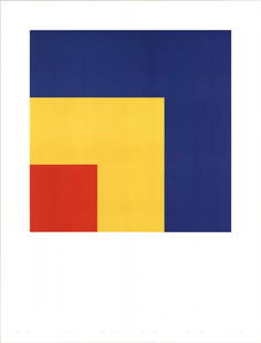 Ellsworth Kelly Red, Yellow, Blue " Poster Minimalism Blue, Yel: Artist: Ellsworth Kelly Title: Red, Yellow, Blue Year: 2005 Signed: No Medium: Offset Lithograph Paper Size: 33.5 x 25.5 inches ( 85 x 65 cm ) Image Size: 19.5 x 19.5 inches ( 50 x 50 cm ) Edition Siz