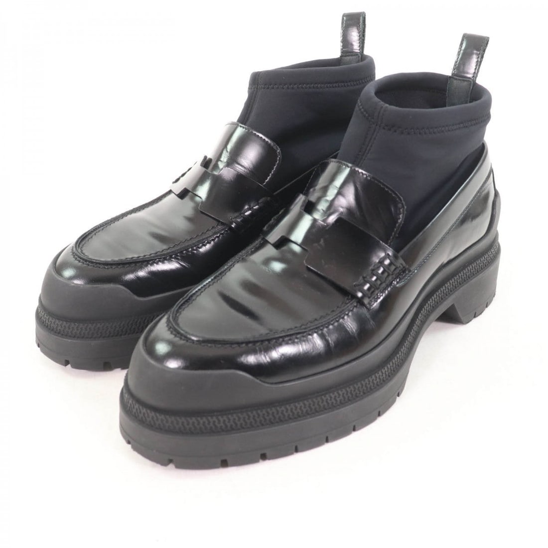 Hermes Loafers Leather Black Toscan 38: Material: Leather Gender: Women Brand: HERMES Item: loafers Model: Toscan Gender: Women Color: black Material: Main: Leather Accessories: None Notation Size: 38 Shoe Size Chart Size: cm (approx.): Sho