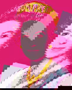 Andy Warhol, Queen Elizabeth Ii, N336, Official, Sunday B. Morning, Silkscreen: Official edition, Andy Warhol, Sunday B. Morning, silkscreen on museum board. Paper Size: 38 x 30.25 inches. Excellent condition. Inscription: Numbered in pencil, published by Sunday B. Morning, and f