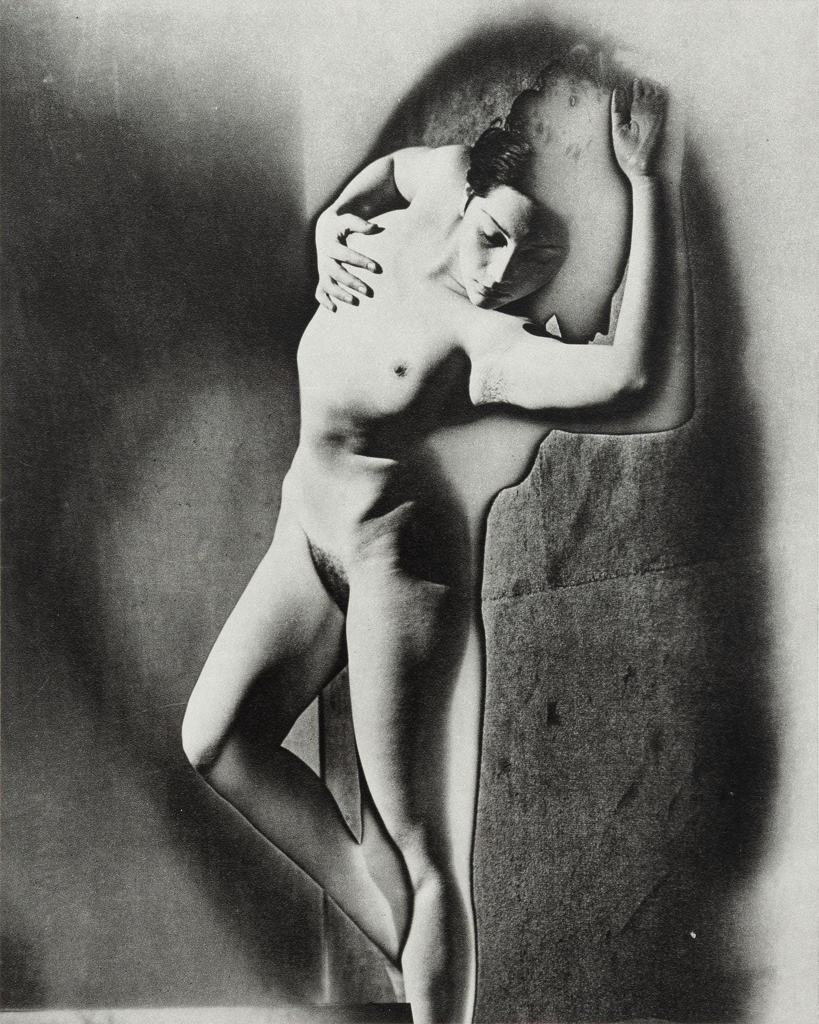 Man Ray, Composition, Man Ray, Electa Editrice Portfolios, Hliogravure: Hliogravure on vlin paper. Paper size: 15.75 x 11.75 inches. Excellent condition. Inscription: unsigned and unnumbered, as issued. Notes: From the folio, Man Ray, Electa Editrice Portfolios, 1980. Pub