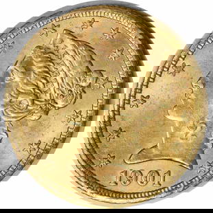 1901-S $5 Gold Liberty Head Choice Bu Uncertified: Certification: Uncertified Circulated/Uncirculated: Uncirculated Year: 1901 Grade: Choice BU Mint Location: S Km Number: 101 Denomination: $5 Composition: Gold Product Disclaimer: Grades are third-par
