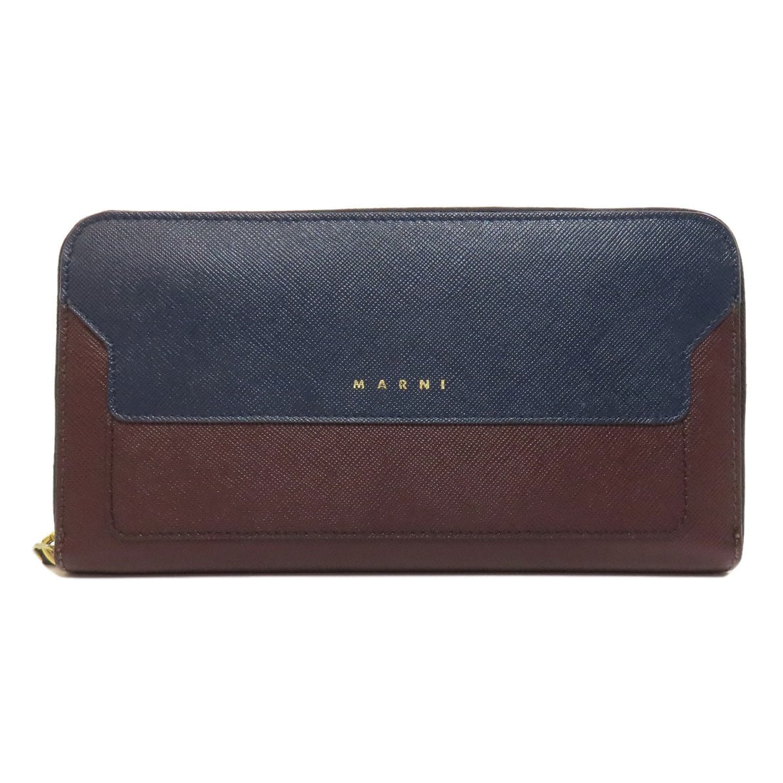 Marni Long Wallet Purse Leather Navy Logo Women: Material: Leather Gender: Women Brand: MARNI Item: Long Wallet Purse Model: logo Gender: Women Color: Navy Material: leather Accessories: None Size: cm (approx.): W20 x H10.5 x D2.5x D2.5 inch (approx