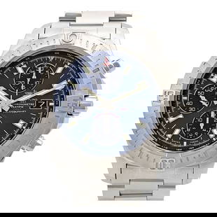 Breitling Colt Chronograph A13388 Blue Case Size 43Mm Men'S Used Watch #61330: Case Material: NA Type: Wristwatch Band Size: 19.5cm Case Size: 43mm Movement: Automatic Band Material: Stainless Steel Color: Blue Product Disclaimer: Items may exhibit light wear, such as minor scra