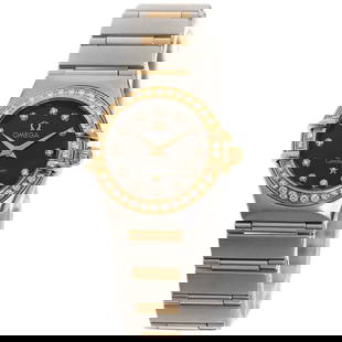 Omega Watches Quartz 1358.60 Stainless Steel , Ssxk18Pg Gold Constellation 12P Bezel Diamond Brown: Gender: Women Brand: OMEGA Item: Watches Model: Constellation 12P Bezel Diamond Gender: Women Color: gold Material: Stainless Steel , SSxK18PG Specification: Movement : Quartz Display : Analog display