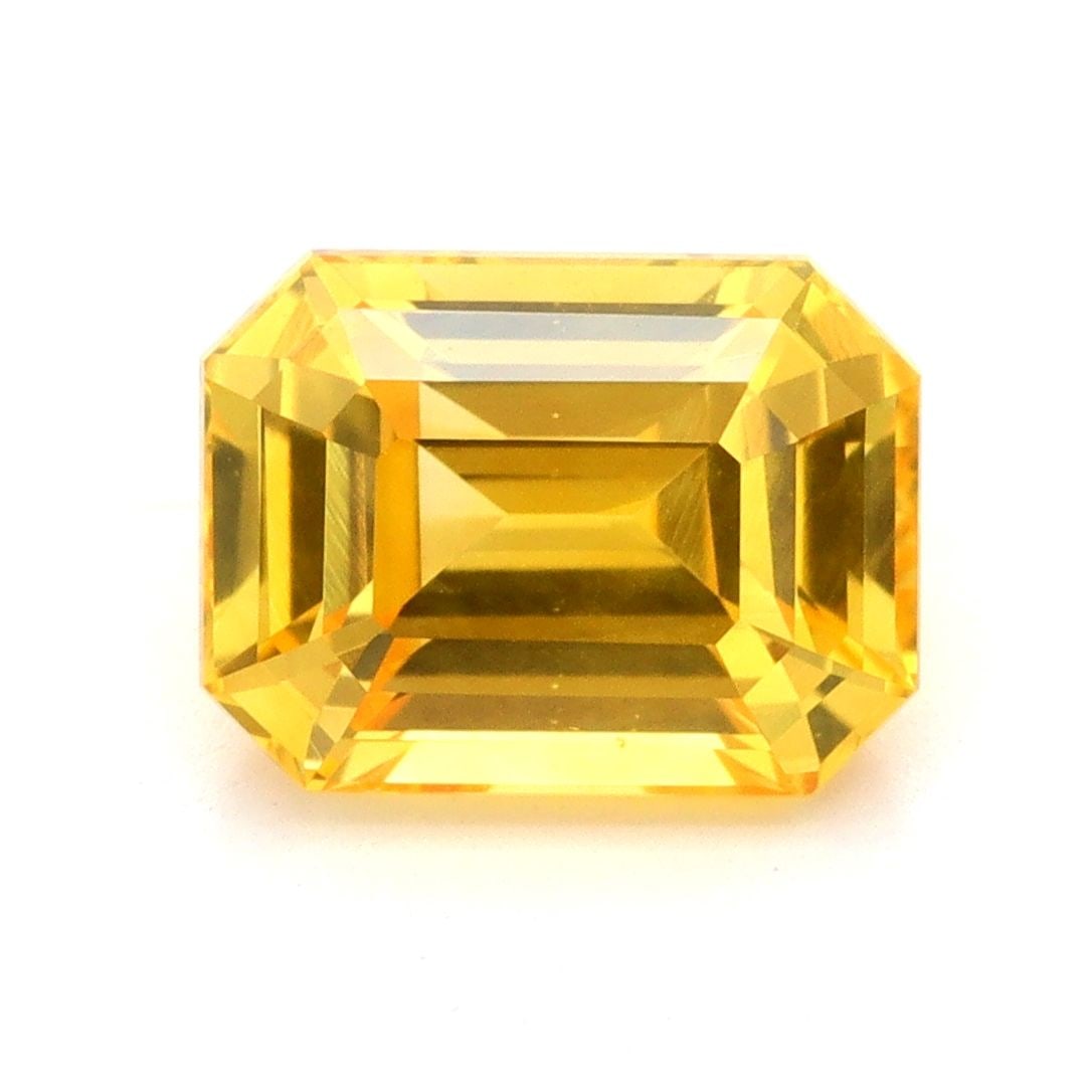 Emerald 1.63Ct Yellow Ec - Loose Sapphire Gemstone (1 of 1)