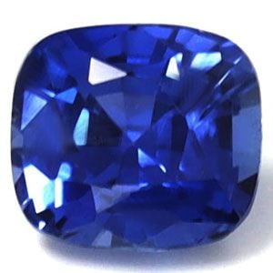 Cushion 1.15Ct Blue Ec - Loose Sapphire Gemstone (1 of 1)