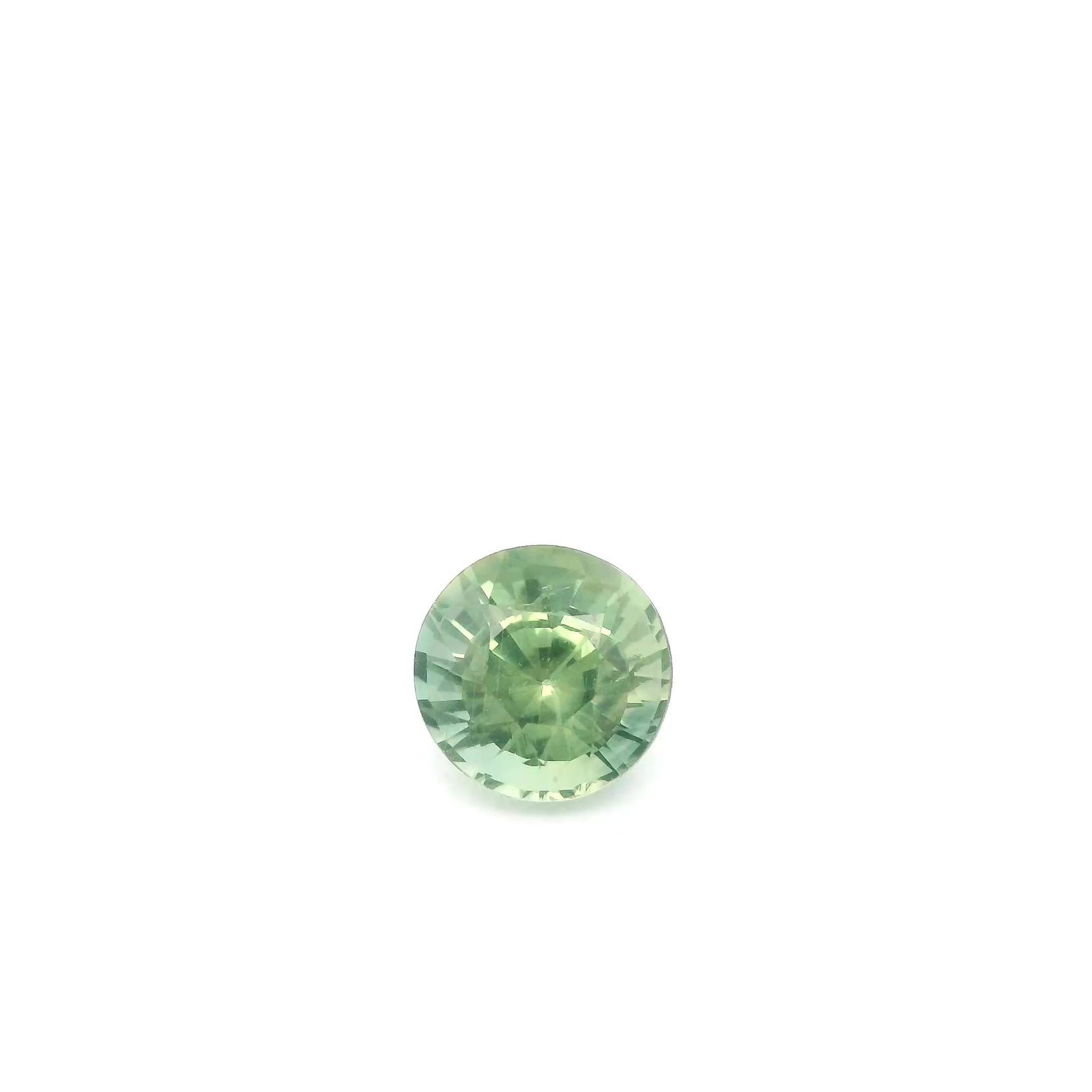 Round 1.21Ct Green Ec - Loose Sapphire Gemstone (1 of 1)