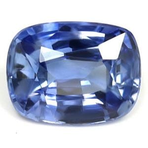 Cushion 1.0Ct Blue Ec - Loose Sapphire Gemstone (1 of 1)