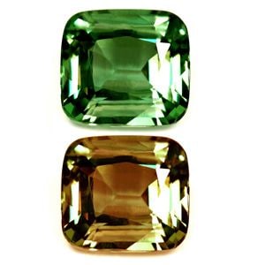 Cushion 3.14Ct Green Ec - Loose Alexandrite Gemstone (1 of 1)