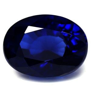 Oval 1.62Ct Blue Ec - Loose Sapphire Gemstone (1 of 1)