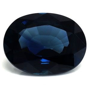 Oval 1.57Ct Blue Ec - Loose Sapphire Gemstone (1 of 1)