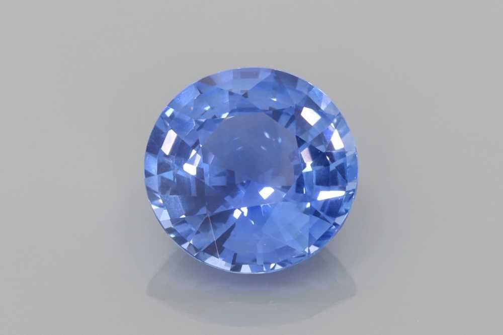 Round 2.77Ct Blue Si - Loose Sapphire Gemstone (1 of 1)