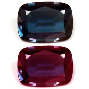 Cushion 1.64Ct Green Ec - Loose Alexandrite Gemstone (1 of 1)