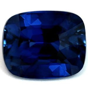 Cushion 3.07Ct Teal Ec - Loose Sapphire Gemstone (1 of 1)