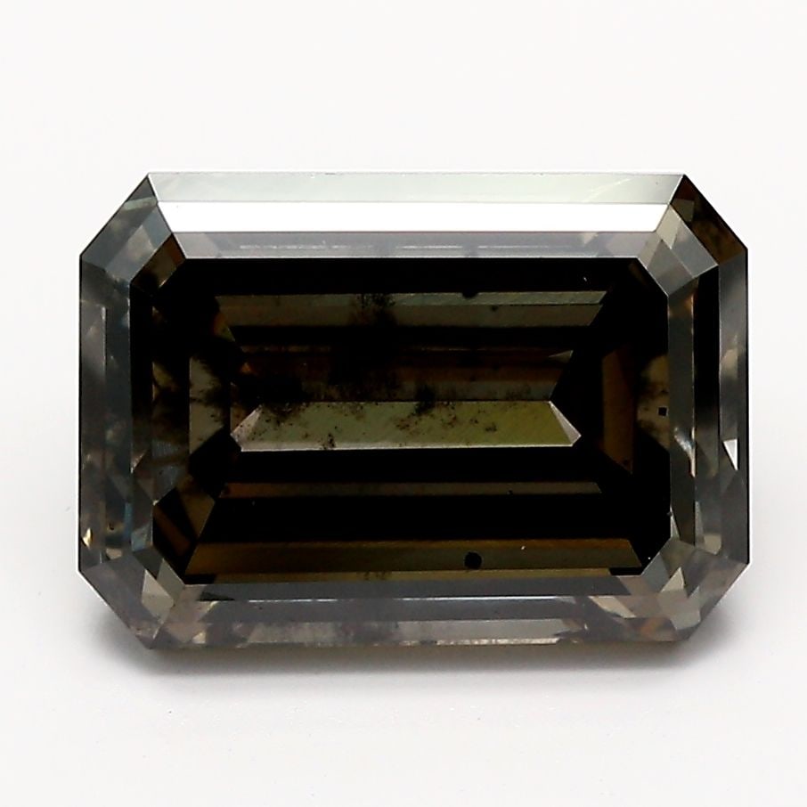Emerald 3.8Ct Fancy Dark Gray I1 - Loose Lab Diamond (1 of 1)