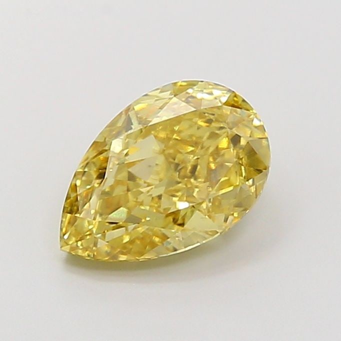 Pear 2.49Ct Fancy Intense Yellow Vs1 - Loose Lab Diamond (1 of 1)