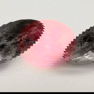 Oval 2.89Ct Pink Si - Loose Tourmaline Gemstone: Type: Tourmaline Carat: 2.89 Cut: FACETED Color: Pink Clarity: SI Treatment: NONE Color Shade: Orangish Pink Measurements: 9.61L X 7.88W Certification: None Video: