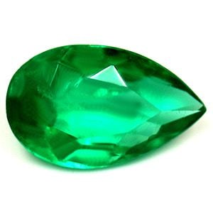 Pear 1.47Ct Green Si - Loose Emerald Gemstone (1 of 1)