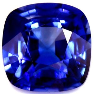 Cushion 1.41Ct Blue Ec - Loose Sapphire Gemstone (1 of 1)