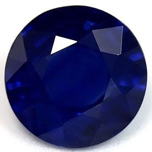 Round 1.36Ct Blue Si - Loose Sapphire Gemstone (1 of 1)