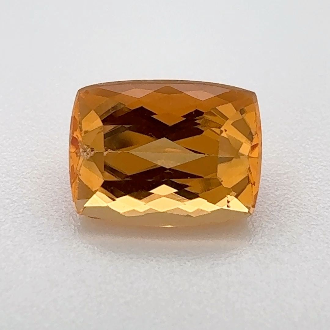 Cushion 2.04Ct Orange Ec - Loose Topaz Gemstone (1 of 1)