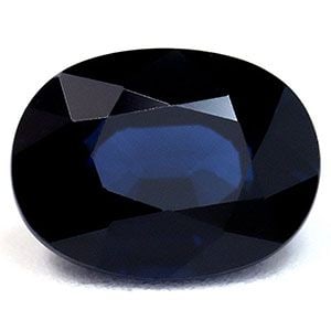 Oval 1.95Ct Blue Ec - Loose Sapphire Gemstone (1 of 1)
