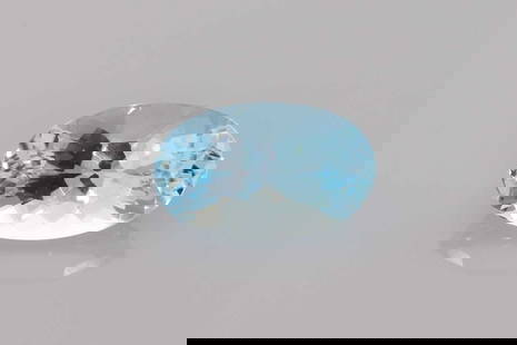 Oval 2.97Ct Blue Si - Loose Aquamarine Gemstone: Type: Aquamarine Carat: 2.97 Cut: FACETED Color: Blue Clarity: SI Treatment: NONE Color Shade: BLUE Measurements: 12.1L X 7.6W Certification: None Product Disclaimer: All diamonds and loose stones are